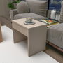 Hanah Home Sartos - Juego de mesa de centro y mesas auxiliares, Pino Atlántico y Beige